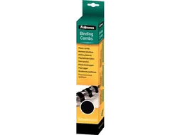 Fellowes Bindruggen, Pak Van 25 Stuks, 6 Mm, Zwart
