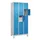 lockerkast,HxBxD 1950x900x500mm,3x5vakken,vak B 300mm,cil.-slot,voeten