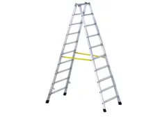 Boktrap Aluminium L 2 30M 2X10Treden Dubbelzijdig