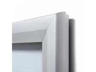 Vitrinekast mededelingenbord Outdoor 21xA4 met gasveer Zilver - 2