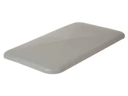 oplegdeksel,PE,v. Rechthoekige bak inhoud 450l,BxD 1308x699mm,grijs