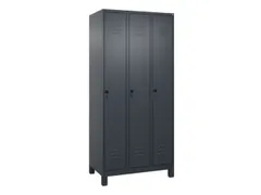 locker voor scheiding van kleding,HxBxD 1950x900x500mm,3vak