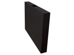 Dextro Wang Voor Solo Plus Bureau Zwart Metaal