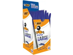 Balpen Bic Cristal large blauw