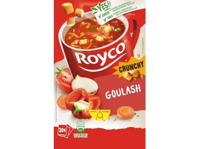 Minute Soup Goulash Met Rund Doos 20 Stuks