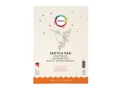 Schetsblok Qrea A5 24 vel 120gr gelijmd