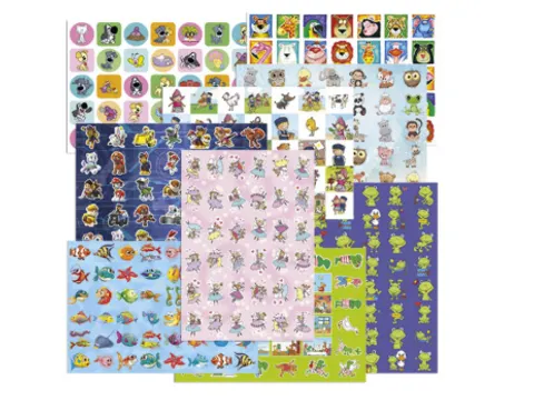 Belongingsstickermix De Stulp fantasie assorti