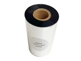 02300BK11030 Zebra 2300 110mmx300m Wax lint 25mm kern - 1