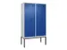 locker voor scheiding van kleding,HxBxD 2120x1200x500mm,4vak