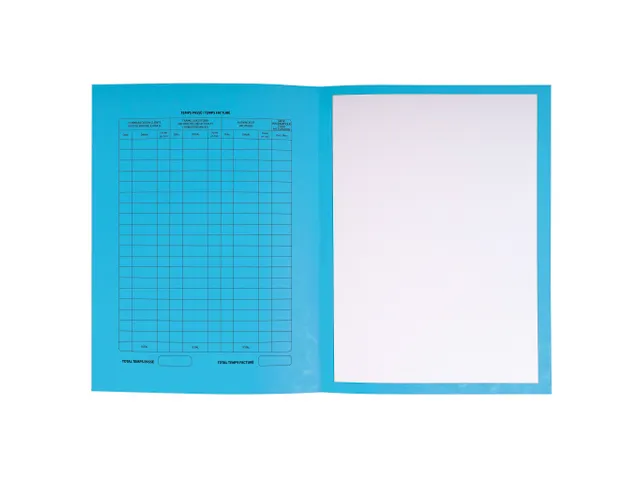 Pak van 25 Proceduremappen in glanskarton265g/m2 25x32cm Ivoor