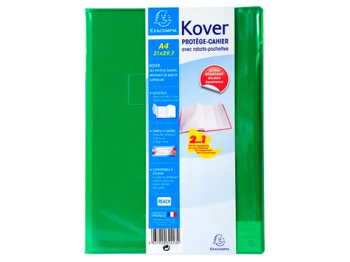 Schriftomslagen Kover transparant 21x29,7cm