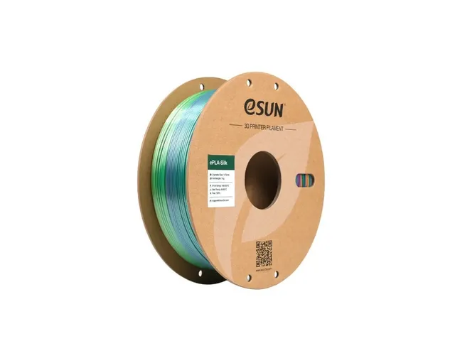 eSUN 3D printer Filament ePLA-Silk 1,75mm Rainbow Coral 1kg