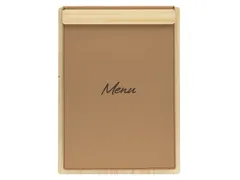 Menukaart Securit Signature klembord A4 bruin