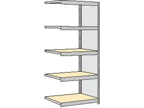 magazijnstelling,aanbouwveld,HxBxD 2000x875x526mm,vakl. 250kg