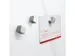 Glasmagneetbord Sigel Artverum 30x30x1.5cm Wit