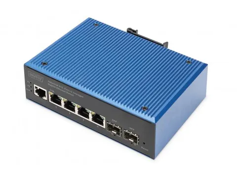 Industriële 4+2 - Poort L2 beheerde Gigabit Ethernet Switch