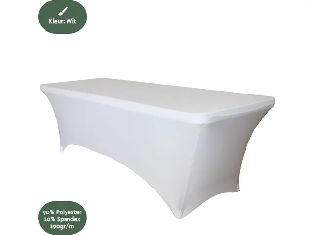 BRASQ Tafelrok Wit 183x76x74cm