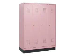 schoollocker,HxBxD 1630x1200x500mm,4vak,vak B 300mm,cil.-slot,sokkel - 2
