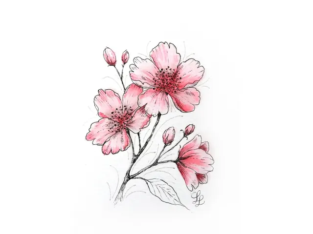 Tekenset Sakura Creative Kit Cherry Blossom 6 stuks