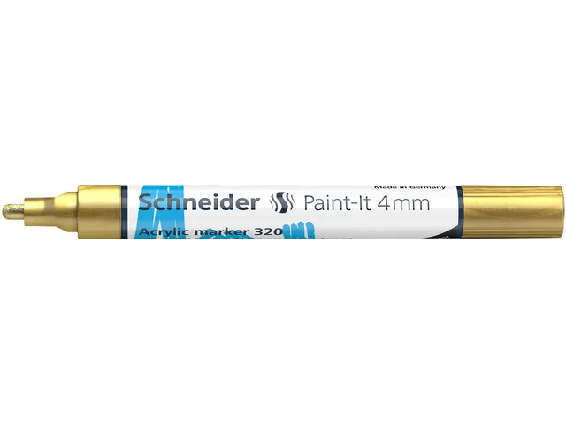Acrylmarker Schneider Paint-It 320 4mm goud