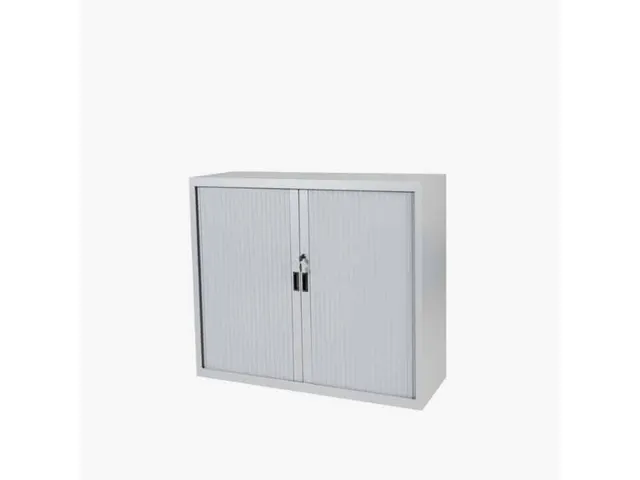 Roldeurkast Claudius Plus 105x120cm Alu 2 Legborden