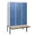 Dubbeldekse dekenkist,HxBxD 1950x1200x815mm,3x2vak.,vak B 400mm