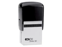 Tekststempel Colop Printer 53 port betaald Zwart