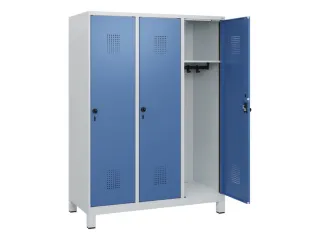 schoollocker,HxBxD 1630x1200x500mm,3vak,vak B 400mm,draaigrendel - 1