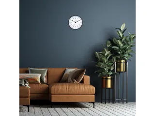 Wandklok NXT dia 30cm zwart/wit kunststof Easy Big - 8