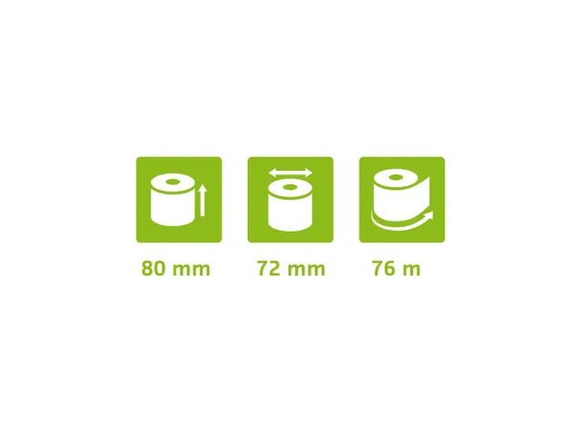 Exacompta Kassarol 43828E Wit 80mmx80mmx12mm 75 Meter 55 Gram