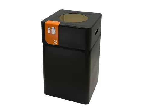 Afvalbak Blackline PD 75 liter Zwart