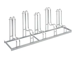 Fietsenrek L 1750mm 5plaatsen Enkelzijdig Te Schroeven Verzinkt