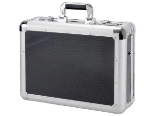 laptop koffer Alumaxx C-1 aluminium zilver-carbonlook 17 inch - 1