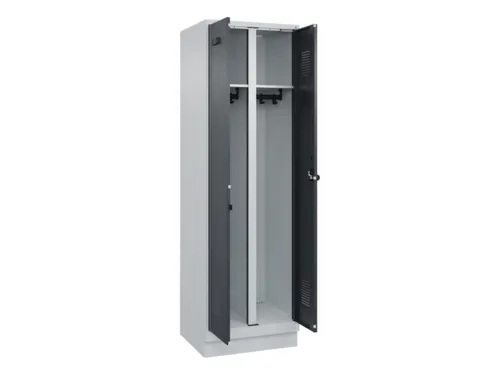locker voor scheiding van kleding,HxBxD 1950x600x500mm,2vak