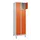 lockerkast,HxBxD 1950x600x500mm,2x5vakken,vak B 300mm,cil.-slot,voeten