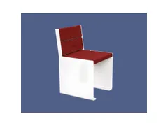 stoel,B 450mm,3latten,hout-zitting Mahonie,zitting H 450mm