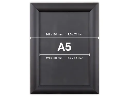 Kliklijst Europel Economy A5 25Mm Zwart