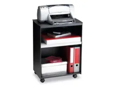 transportwagen,HxBxD 699x545x335mm,2vakken,romp grijs/zwart