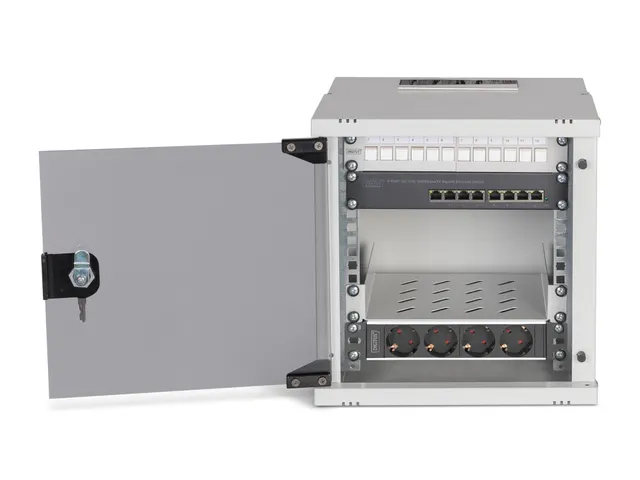 Digitus DN-49100-SET rack 6U Wandrek Serverkast Grijs