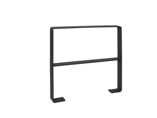fietsbeugel,L 800mm,staal therm. verzinkt/met coating,DB703antraciet - 1