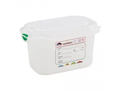 Denox Gastronorm Voedseldoos 1.1 liter 1/9 GN 100mm 176x108mm