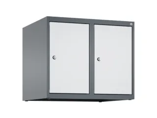 opzetkast,v. locker,2vak.,vak B 300mm,HxBxD 500x600x500mm,vleugeldeur - 1