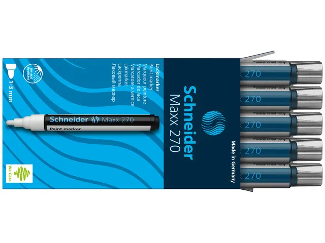 Lakmarker Schneider Maxx 270 1-3mm Zilver