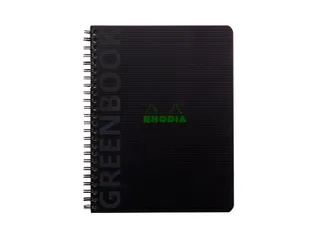 Notitieboek Rhodia Greenbook A5 lijn 6-gaats 180 pagina's 90gr zwart - 3