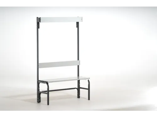 omkleedbank,HxLxD 1670x1015x375mm,alu. lijsten,RAL7016
