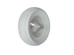 kruiwagenwiel,draagverm. 250kg,ØxB 400x130mm,aslengte 250mm,PU-banden