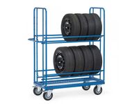 Bandenwagens 4596 400kg 1420x610mm Ral5007