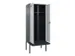 armoire vestiaire avec banc noir et blanc,HxlxP 2120x800x815mm