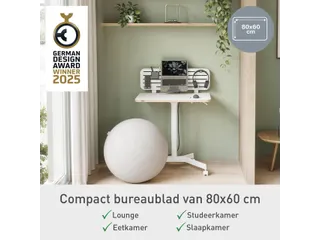 Leitz Ergo Zit-Sta bureau Mobiel 80x60cm klein - 19