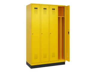locker voor scheiding van kleding,HxBxD 1950x1200x500mm,4vak - 1